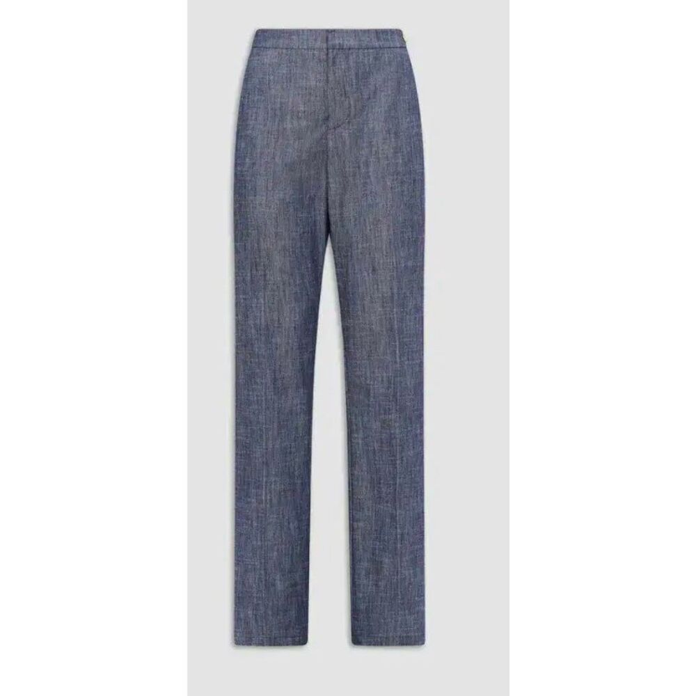CALLAS MILANO Panama Straight Pant in Navy Denim NWT Size 42/ 6 US